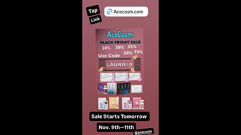 Black Friday Just Got Loud & Lit 💚 Shop AceCosm Before It’s Gone!