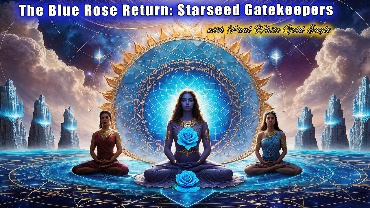 🌹 The Blue Rose Return: Starseed Gatekeepers Awaken the Temples of Sirius & Earths Crystalline Grid