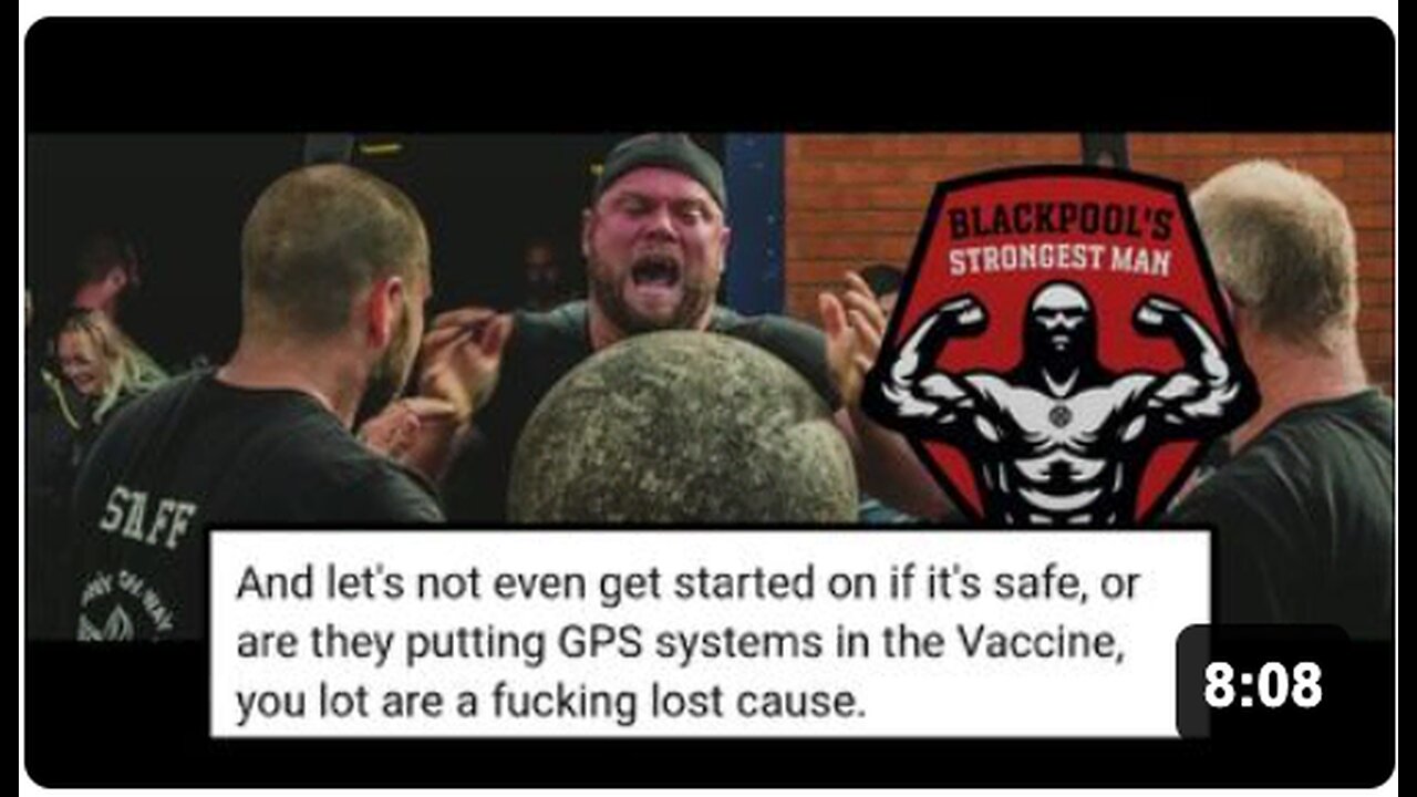 Let's check on Blackpool Strongman, Big Mean Dean, who had his brain washed clean!