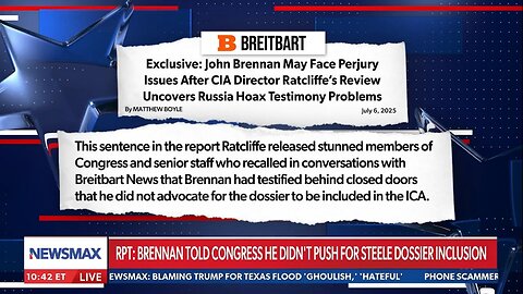 Former CIA director who ran Russia Hoax is still free - July 7, 2025