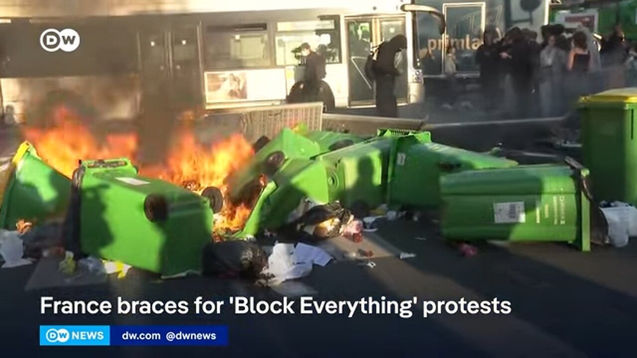 Nationwide protests begin in France as new PM Lecornu takes office