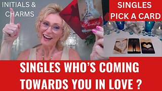 PICK A CARD💖SINGLES LOVE😯WHO'S COMING TOWARDS YOU IN LOVE😲💖