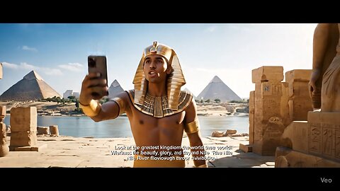 King Tutankhamun Takes a Selfie in Ancient Egypt!