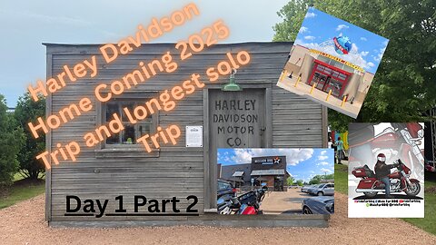 Solo Harley Homecoming Trip Day 1 Part 2