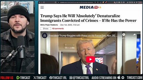 Trump Says He WILL Strip Citizenship From CRIMINAL Immigrants | Tim Pool