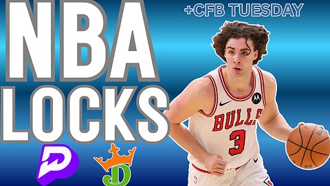 NBA - CFB - TUESDAY - THE ONLY BET YOU NEED + TOP PLAYER PROPS (CASHED 9/10)