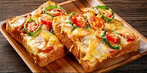 Toast Bread turns into perfect pizza 🍕