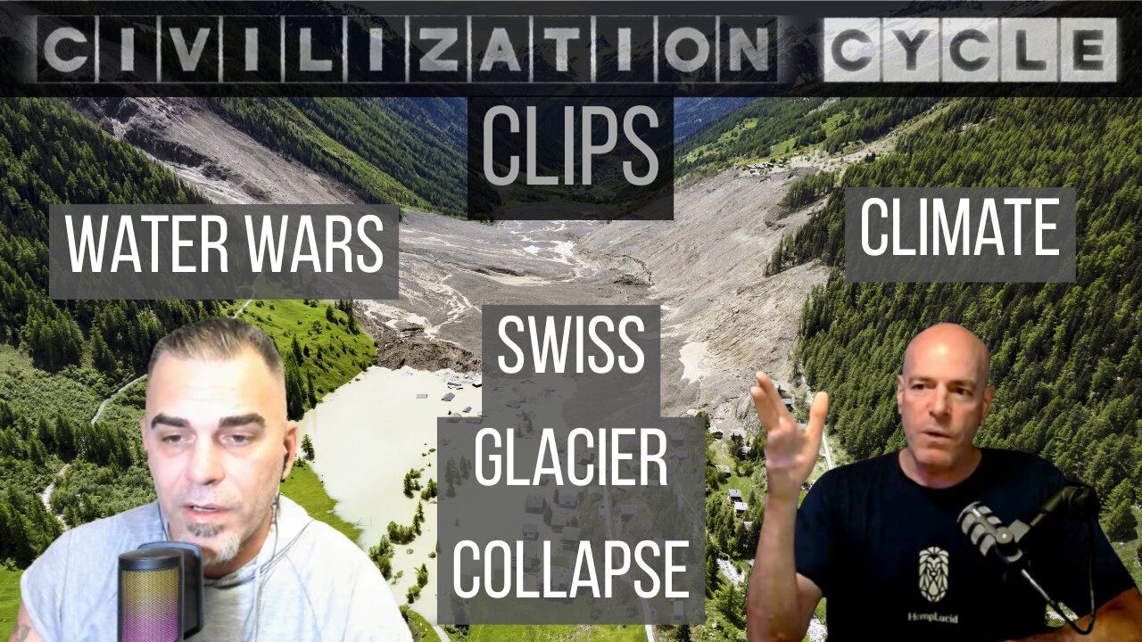 Civilization Cycle CLIPS - USA/Mexico Water War, Swiss Glacier COLLAPSE, Climate