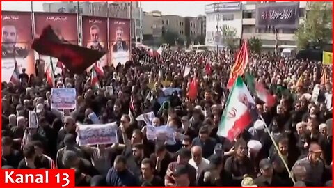 Thousands mourn top Iranian military commanders and scientists killed in Israeli strikes