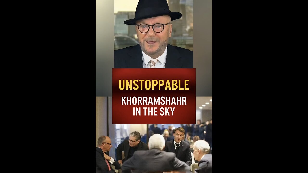George ~ hypersonic Iranian missile Khorramshahr is in the air. Unstoppable. Devastating.