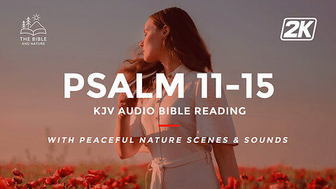 📖 Psalms 11–15 | Powerful Audio Bible Reading | King James Bible (KJB) 🙏 | The Bible & Nature