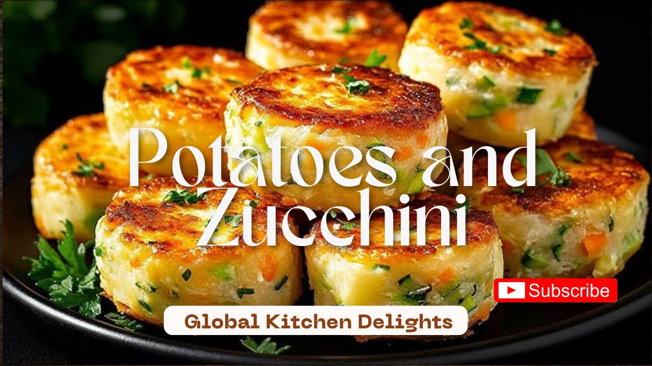 Just mix 2 eggs, potatoes and zucchini! This dish will impress everyone immediately!