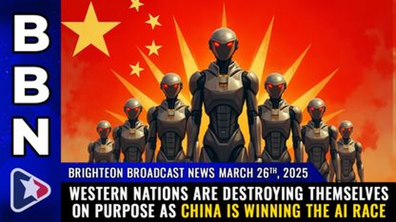 Western nations are DESTROYING THEMSELVES on purpose as China is winning the AI race