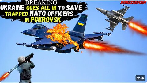 UKRAINE, using F-16 Fighters, Failed another Desperate Attempt to save Encircled NATO Officers