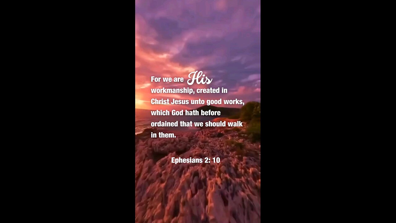 God’s Workmanship: Created for a Purpose