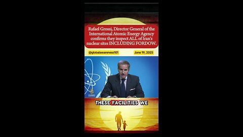 Director General of the IAEA confirms they inspect ALL of Iran's nuclear sites INCLUDING FORDOW.