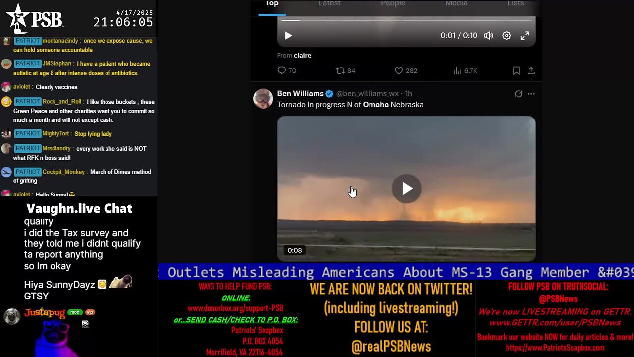 2025-04-17 21:01 EDT - SunnyDays Show: