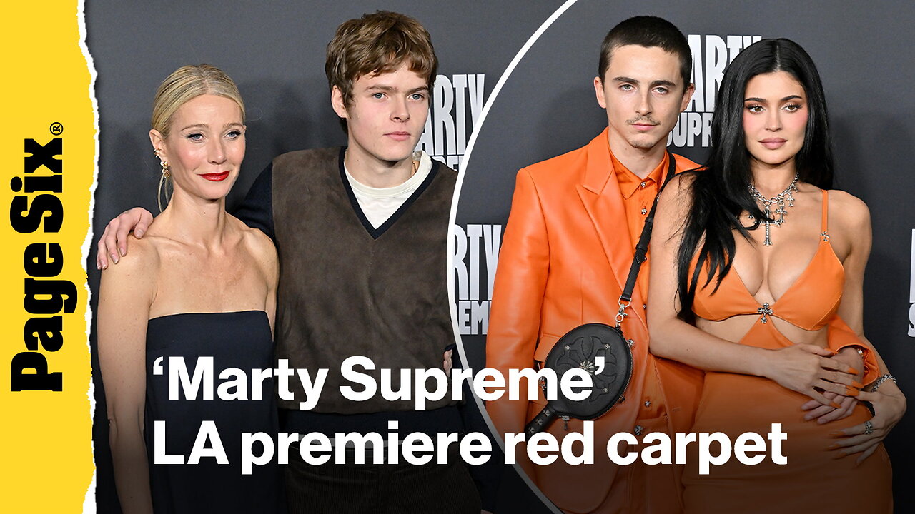 Marty Supreme LA premiere red carpet: Timothée Chalamet, Kylie Jenner, Gwyneth Paltrow and more