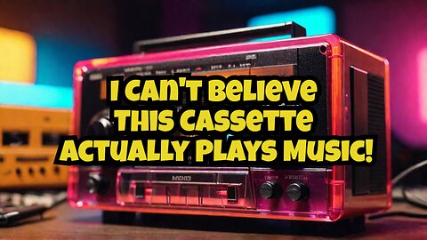Cassette Portable Bluetooth Speaker Review - Retro Sound or Just Retro Looks?