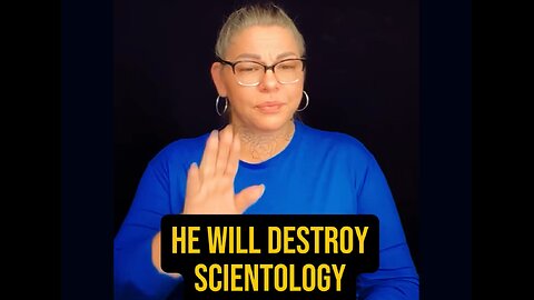 He Will Destroy Scientology 😱 #ASL #signlanguage