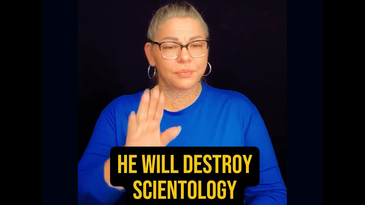 He Will Destroy Scientology 😱 #ASL #signlanguage