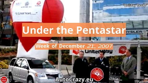 Chrysler Holiday Spirit | Under the Pentastar 12-21-07 Community Recap