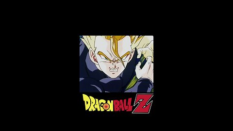 Gohan tries to stop Buu from hatching.