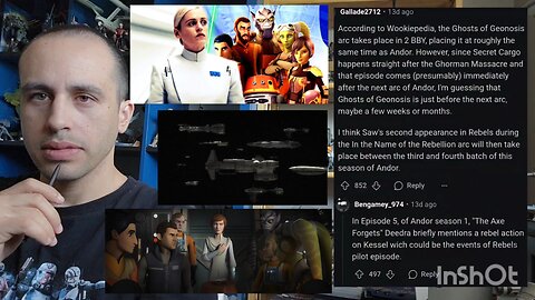 Star Wars REBELS series refrenced ANDOR series | TIMELINE