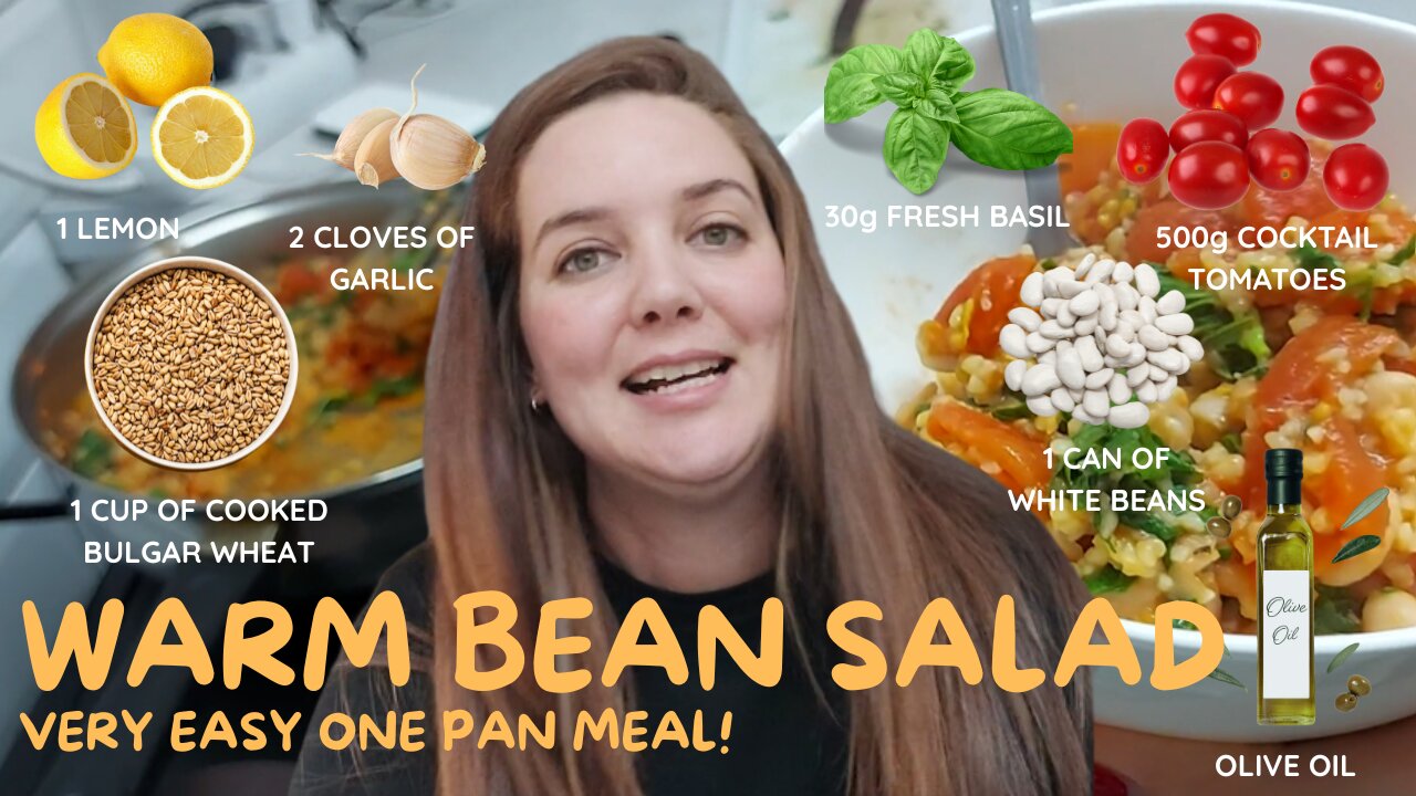 Warm Bean Salad Recipe | Very Easy Fresh, Zesty & Cozy One-Pan Meal 🥗✨| Made in South Africa