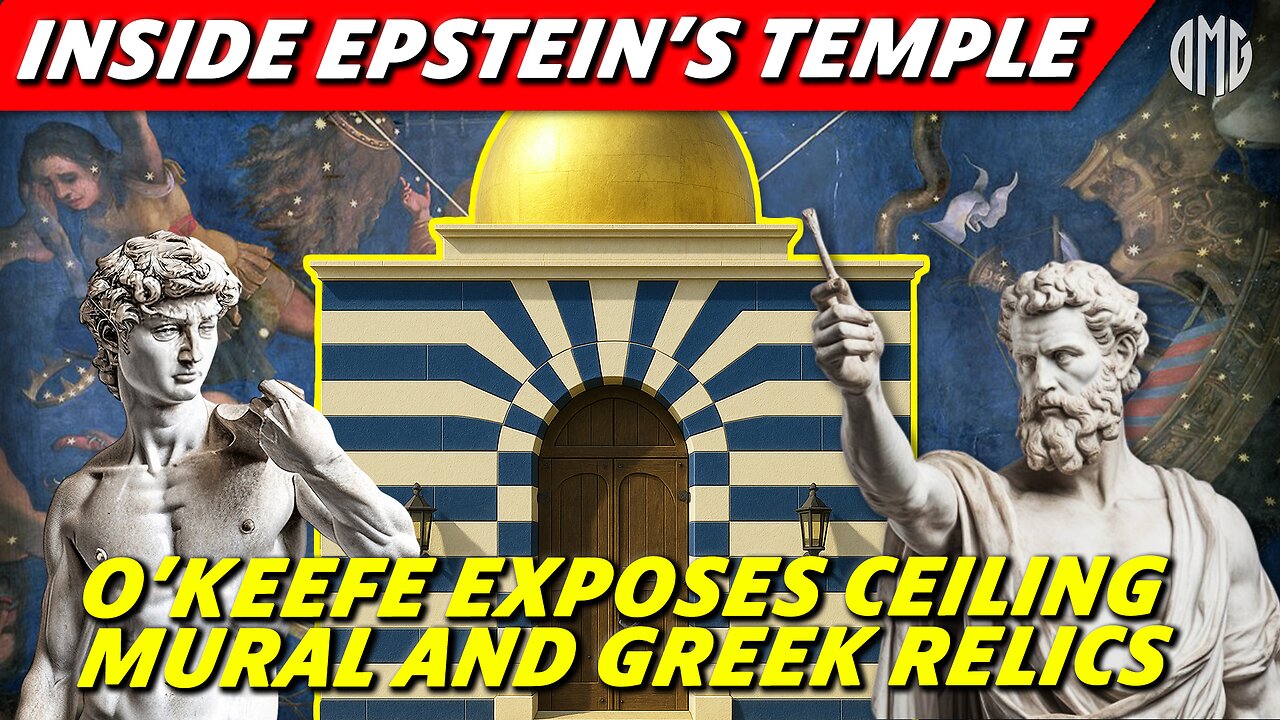 NOW PUBLIC: First-Ever Look Inside Epstein’s Temple Reveals Celestial Ceiling, Bizarre Statues
