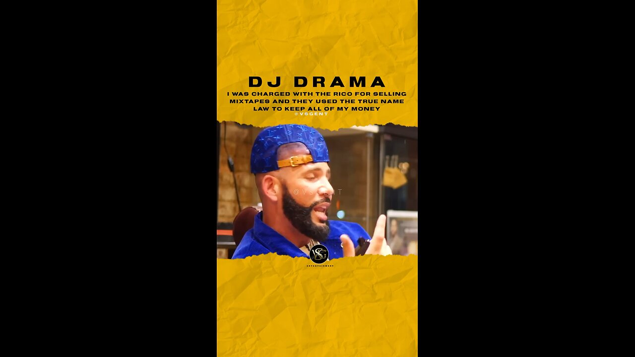 @djdrama I was charged with the rico for selling mixtapes