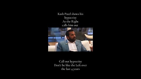 The Right goes after Kash