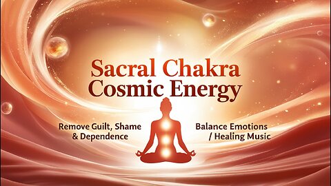 Sacral Chakra Cosmic Energy | Remove Guilt, Shame & Dependence | Balance Emotions, Healing Music