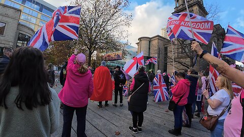 Newcastle Migrant Protest - Sat. 08/11/25 - 'Two shiners & a broken sneck' series