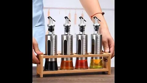 ACEWARMS Oil dispenser bottle for kitchen, Olive oil bottles with drizzlers, Vinegar bottles