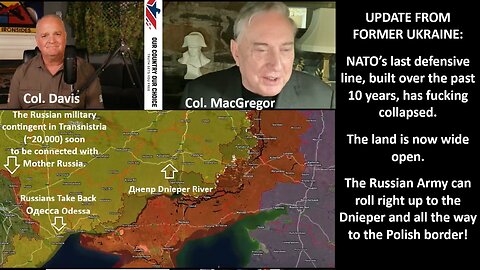 UPDATE FROM FORMER UKRAINE: NATO’s last defensive line, built over the past 10 years, has fucking collapsed. The land is now wide open. The Russian Army can roll right up to the Dnieper and all the way to the Polish border.