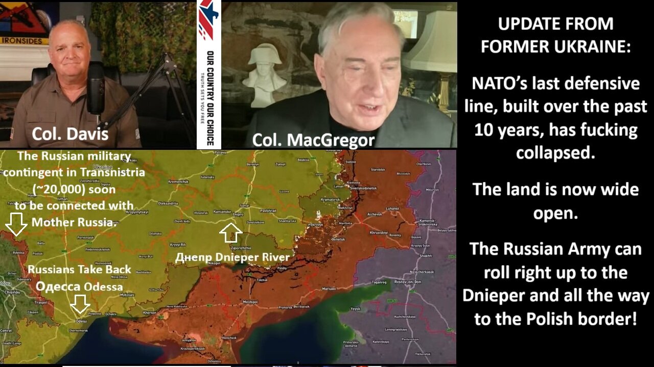 UPDATE FROM FORMER UKRAINE: NATO’s last defensive line, built over the past 10 years, has fucking collapsed. The land is now wide open. The Russian Army can roll right up to the Dnieper and all the way to the Polish border.