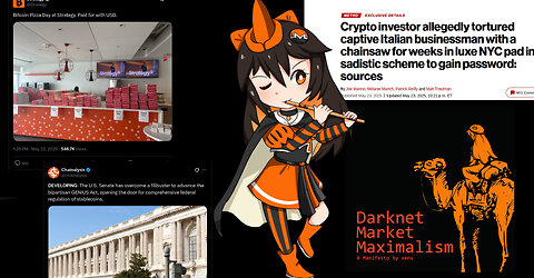 Anti Moonboy News 28 - "Check out Darknet Market Maximalism Today!"