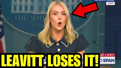 Karoline Leavitt SHOCKS THE WORLD in PUBLIC MELTDOWN