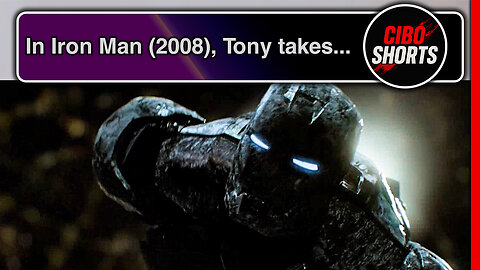 In Iron Man (2008), Tony takes his Mark II suit for a spin, soars high above the clouds