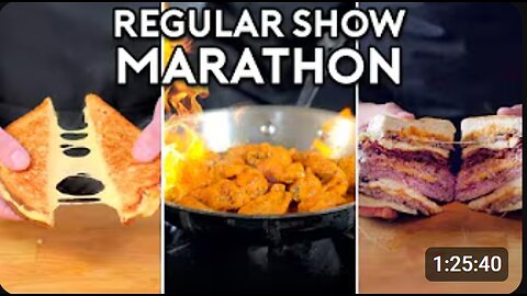 🍔 Regular Show FOOD MARATHON! 🔥 Every Recipe Babish Recreated 🍟✨ (From Grilled Cheese Ultimeatum!)