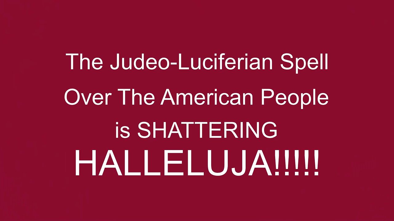 The Judeo-Luciferian Spell is Shattering