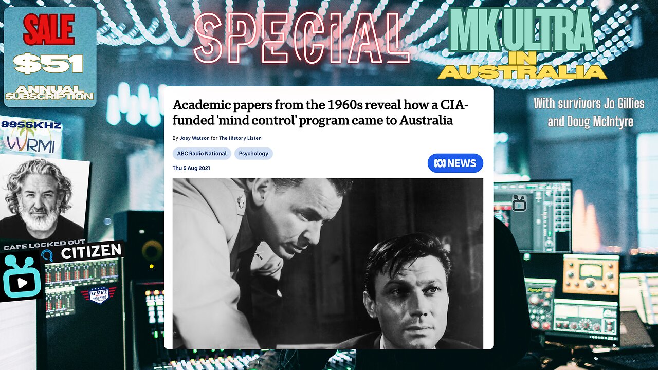 MK Ultra in Australia: With Survivors Jo Gillies and Doug McIntyre