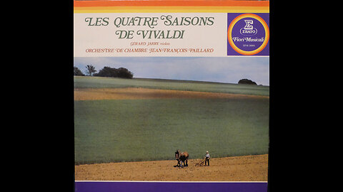 Vivaldi - The Four Seasons - Orchestre De Chambre Jean-Francois Paillard (1976) [Complete LP]