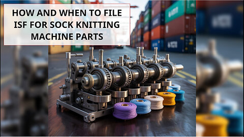 How And When To File ISF For Sock Knitting Machine Parts