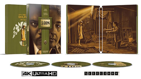 1408 [4K UHD & Blu-ray Steelbook Theatrical & Director's Cut in 4K]
