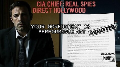 CIA DISGUISE CHIEF DROPS BOMBSHELL: "OPERATIONS ARE PERFORMANCES" | Argo's Dark Truth