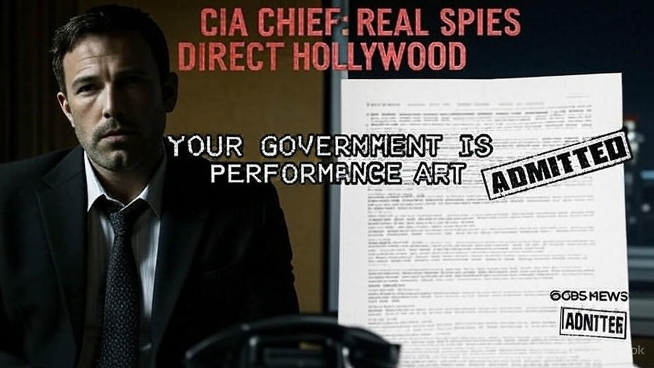 CIA DISGUISE CHIEF DROPS BOMBSHELL: "OPERATIONS ARE PERFORMANCES" | Argo's Dark Truth
