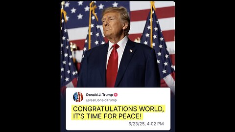 Trump Broker's Ceasefire -- Then Chaos -- Now Will It Hold? Trump and Russia Trade Threats, Trump Cusses Out Both Iran and Israel, Air Defense Missiles Installed Around White House, Stay Close to Jesus!