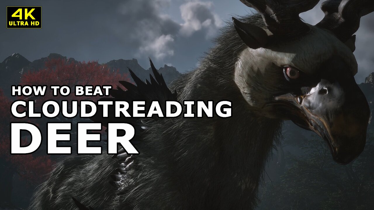 BLACK MYTH WUKONG - HOW TO BEAT CLOUDTREADING DEER | BOSS FIGHT | WITH CUTSCENE